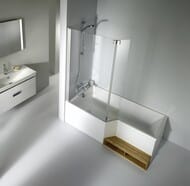 Ванна акриловая Jacob Delafon Bain Douche Neo 160х90 левая E6D000L-00 с ножками
