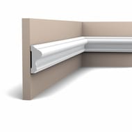 Молдинг Orac Decor P8020 (60х26х2000) белый (шт.)