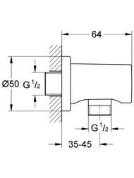 ��������� ����������� Grohe Rainshower 27057LS0 ������� �������, ����� ����/����