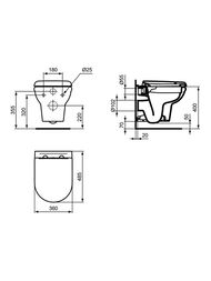   Ideal Standard EXACTO 360485350    , ,  R002601