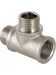 Тройник VALTEC 1/2" ВНH, с/огр. лат.никелир, VTr.133.N.0004 — миниатюра 1