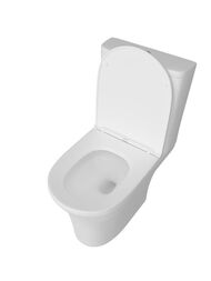 Унитаз-компакт toHit Decos Compact Торнадо, бесшумный, безободковый, сиденье с микролифтом, белый, 685x390x840, TH03-040501
