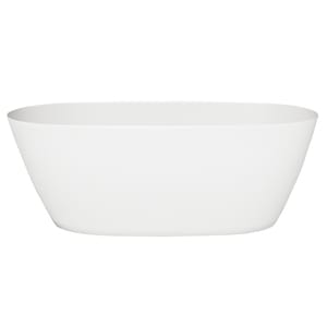 Ванна отдельностоящая Salini Sofia Light 1650х705х580 S-Sense, иск. камень, белый глянец 103611G