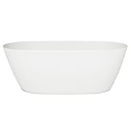 Ванна отдельностоящая Salini Sofia Light 1650х705х580 S-Sense, иск. камень, белый глянец 103611G