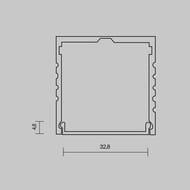 ������������ ��� ������� Maytoni Led Strip 35�35, �����, 10 �, ALM-3535A-O-DF-10M, 642031