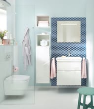 ����� � ��������� Burgbad Eqio 630�490�665 ���������, 2 �����, LED, ����� SEZA063F2009C001