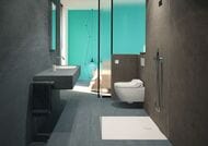Унитаз-биде GEBERIT AquaClean TumaComfort подвесной, панель белое стекло 146.294.SI.1
