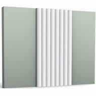 Декоративная панель Orac Decor W110 Hill (250х2000х16) белая (шт.)