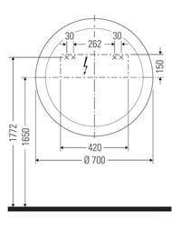  Duravit Happy D.2 Plus 70070055  , , ,   HP7485G0000
