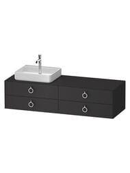 ����� ��� �������� Duravit White Tulip 1600�408�550��, 4 �����, ������ ������� WT4995L58580000