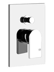 Внешняя часть Gessi Emporio Via Manzoni 44634 встраиваемого однорычажного смесителя с переключателе — миниатюра 1