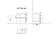 Ящик под столешницу Armadi Art Loft (Лофт) (780x480x290) 894-080-A антрацит — изображение 2
