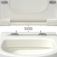 Унитаз подвесной Berges EGO XL 540х360х330 безободковый, сиденье EGO XL микролифт, белый мат. 082228