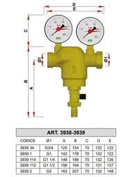 ������ FAR 3/4" � � ����������, 300���, ������, max: 95 �C, 25 ���, FA 3939 34