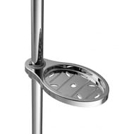 Душевой гарнитур Swedbe Calypso 5063 верхний/ручной душ 3 реж., шланг, мыльница, цвет: хром