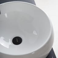 Раковина накладная BelBagno (400х400х160) круглая, без отверстия под смеситель, белая BB1065