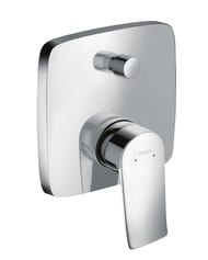 Смеситель Hansgrohe Metris 31451000 для ванны/душа, скрытый монтаж, однозахватный, хром