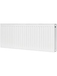 Радиатор стальной ROMMER Compact Тип 22 (400х1000х102) боковое подключение, 2034 Вт RRS-2010-224100 — миниатюра 1