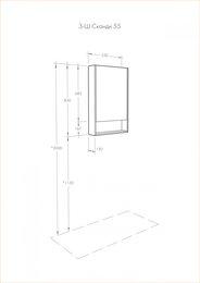   AQUATON  55 1A252102SDZ90 550x130x850 1 ,  / 