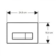 GEBERIT Delta 50 ������� �����, ������� ����, ���������� ����� 115.119.11.1