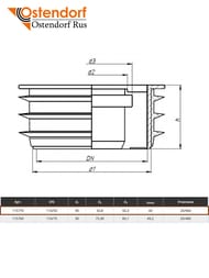 ���������� Ostendorf 110�50, ����������, ����� ������������ 115770