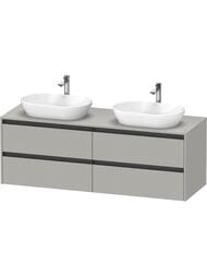 ����� ��� ���������� Duravit Ketho.2 568x1600x550 ������., 4 �����, �������-���.���. K24899B07070000