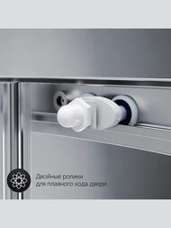 Душевой уголок AM.PM X-Joy Twin Slide (90х90х185) профиль матовый хром/прозрачное W88G-205-090MT64