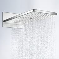 Верхний душ Hansgrohe Rainmaker Select 580 3jet (586х258) встраиваемый, хром/черный 24001600