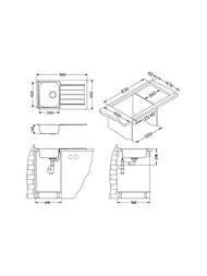 ����� ALVEUS Monarch Line 20 (860�500) �������������, �������, ����� 0.7 ��, PVD ������ 1103786