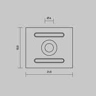�������� ��������� Maytoni Led Strip (��� 27�20) 4 ��., ALM-2720-MT, �������, 642071