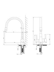 ��������� ��� ����� Lemark COMFORT LM3075BN-White � �����. � ������� �������� ����, �����/�����
