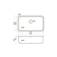 ����� Omoikiri OMI 76-U/I IN (765�457�210) ��� ����������, ����������� ����� 4993500