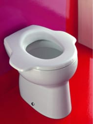 Унитаз приставной Laufen FLORAKIDS 8.2203.6.000.027.1 (295х385х350) горизонт.выпуск, с глубоким смыванием, белый