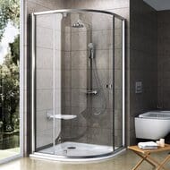 Душевой уголок RAVAK PIVOT PSKK3-90 (895х895х1900) распашная дверь, стекло, сатин+Transparent
