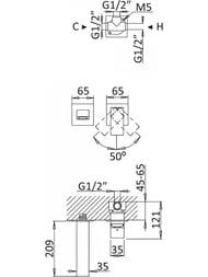 ��������� ��� �������� CEZARES PORTA-BLI2-SR 209 ��, ������������, �������������, � �/��., Sunrise
