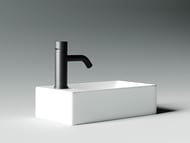 Раковина накладная Ceramicanova Element 375х215х100 левый, отв. под смеситель, белый CN5008