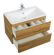 Тумба под раковину BelBagno ALBANO (600х450х570) подвесная, Rovere Rustico ALBANO-600-2C-SO-RR
