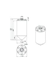 ������� ������� �� 2000� (2510�1190�1190) �����  108.2000.001.0