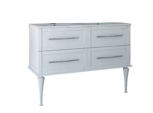Тумба под раковину Cezares TIFFANY 120 (1200х460х550) подвесная, 4 ящика, Bianco opaco 54954