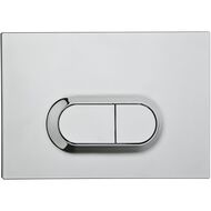 Клавиша смыва двойная VITRA Loop пластик, цвет глянцевый хром 740-0580