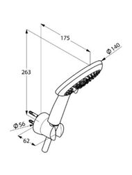 ������� �������� KLUDI FRESHLINE 3S ����� 3 ������, �����, ���������, �����/���� 6795091-00