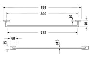  DURAVIT Karree 80 , :  0099601000