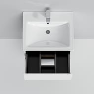 Тумба под раковину AM.PM X-Joy (550х620х450) подвесная, 2 ящика, белый глянец M85AFHX0552WG