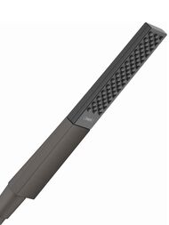 Ручной душ Hansgrohe Rainfinity 100 1jet stick, шлифованный черный хром 26866340 — миниатюра 1