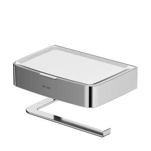 Держатель для туалетной бумаги AM.PM Inspire 2.0 с полочкой, хром A50А341500
