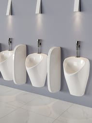 Писсуар подвесной Sanita Luxe LONG (352х314х583) белый PS/Long/Mech/WHT.G/S1
