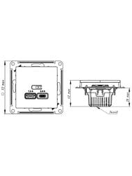 ������� Systeme Electric ATLASDESIGN USB A+�, 5�/2,4 �, 2�5�/1,2 �, ��������, ������� ATN000839