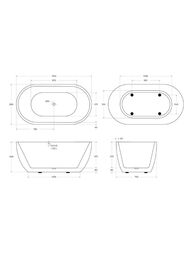 ����� ��������� BelBagno BB70-1500-800 (1500�800�600) ���������������, �����, � ��������
