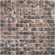 Мозаика Starmosaic Wild Stone DARK EMPERADOR MATT 20x20 (305х305х8) коричневая (шт.)