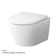Комплект инсталляции AM.PM MasterFit клавиша L хром + унитаз Sense с сиденьем IS100151.741701